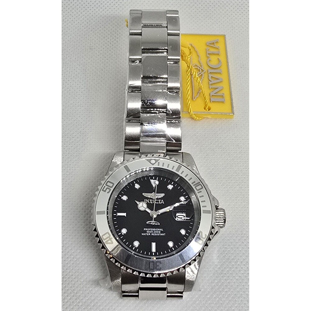 Invicta Pro Diver Coastpath Men's Watch 40mm Black Dial Steel 34022 New In Box - Picture 4 of 6